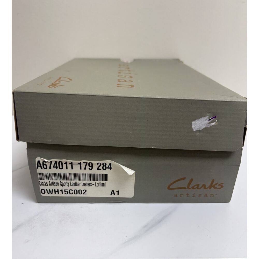 Clarks Artisan Womens Leather Platform Loafers Tan Sporty Comfort Size 8 - Picture 9 of 11